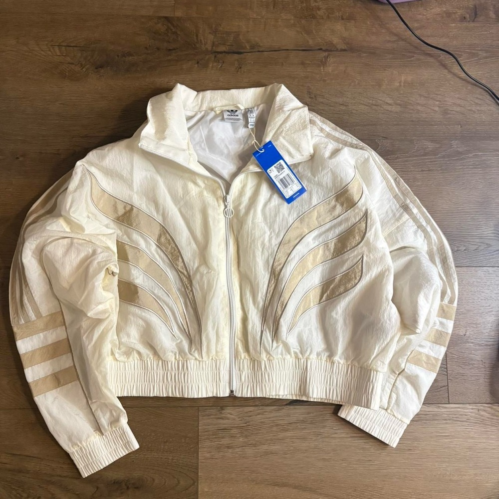 adidas Cream Bomber Jacket